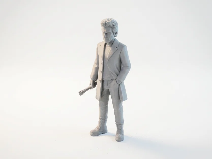 Mô hình 3D Peter Capaldi - Doctor Who có thể in được - Image 1