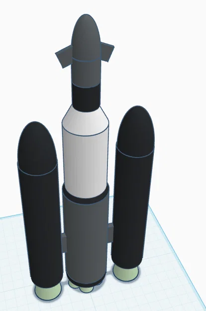 Mô hình 3D tên lửa TigerRocket Heavy ấn tượng cho đam mê vũ trụ - Image 1