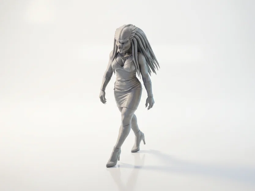 Mô hình 3D Predator Nữ - Nhân vật phim điện ảnh đầy phong cách - Image 1
