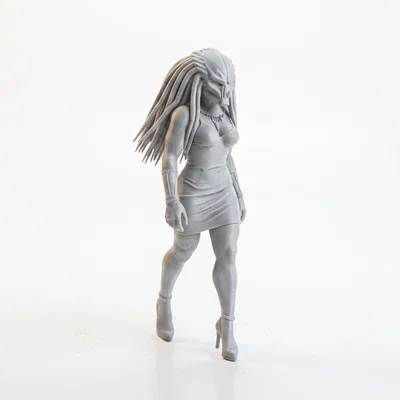 Mô hình 3D Predator Nữ - Nhân vật phim điện ảnh đầy phong cách