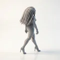 Mô hình 3D Predator Nữ - Nhân vật phim điện ảnh đầy phong cách - Thumbnail 3