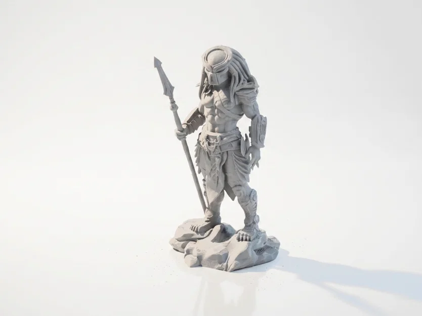 Tượng Predator Warrior - Mô hình in 3D chủ đề Movies & TV - Image 1