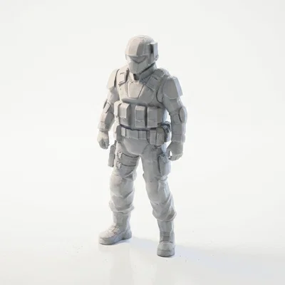 Mô hình RoboCop 3D Printable - Tượng sưu tầm phong cách điện ảnh