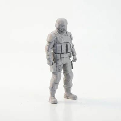 Mô hình RoboCop 3D Printable - Tượng sưu tầm phong cách điện ảnh
