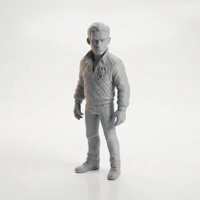 Mô hình 3D Ryan Gosling trong phim Drive