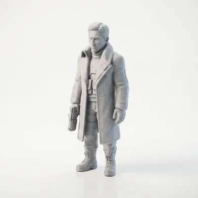 Mô hình 3D Ryan Gosling trong Blade Runner (File in 3D)
