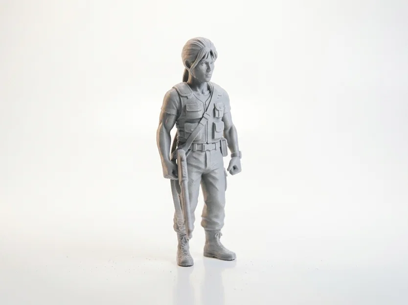 Mô hình 3D Sarah Connor - Tượng nhân vật phim điện ảnh có thể in 3D - Image 2