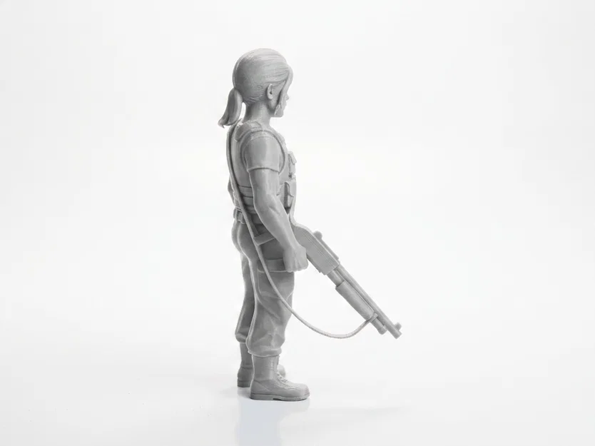 Mô hình 3D Sarah Connor - Tượng nhân vật phim điện ảnh có thể in 3D - Image 3