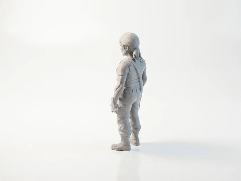 Mô hình 3D Sarah Connor - Tượng nhân vật phim điện ảnh có thể in 3D - Image 4