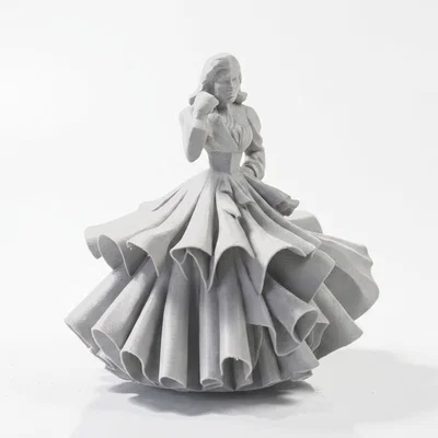 Mô hình 3D Scarlet O'Hara - Nhân vật phim điện ảnh kinh điển