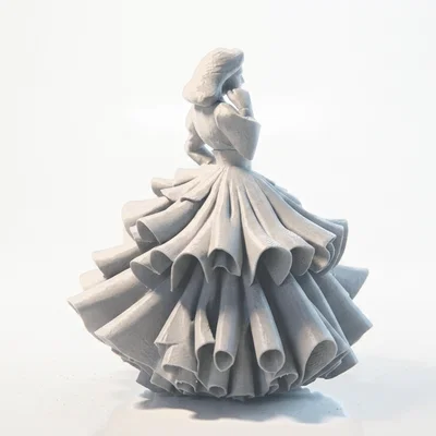 Mô hình 3D Scarlet O'Hara - Nhân vật phim điện ảnh kinh điển