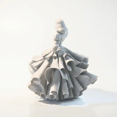 Mô hình 3D Scarlet O'Hara - Nhân vật phim điện ảnh kinh điển