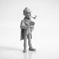 Mô hình 3D thám tử Sherlock Holmes - Thumbnail 2