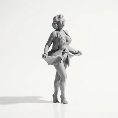 Mô hình 3D Marilyn Monroe - Tượng sưu tầm phong cách điện ảnh cổ điển