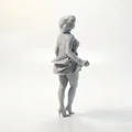 Mô hình 3D Marilyn Monroe - Tượng sưu tầm phong cách điện ảnh cổ điển - Thumbnail 3