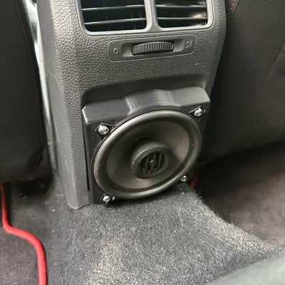 Ngàm gắn loa 5.25 inch cho bảng điều khiển sau VW Golf MK6/MK6.5