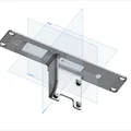 Mặt dưỡng Rack 10 inch cho Raspberry Pi 2B/3B/4B/5B kèm màn hình 1.9 inch và công tắc 12mm - Thumbnail 2
