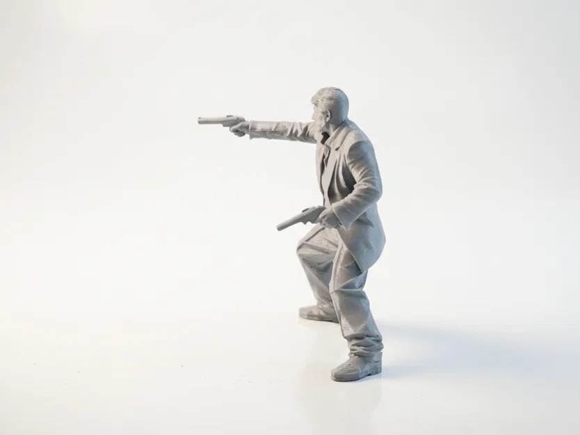 Mô hình 3D Tony Montana - Nhân vật phim điện ảnh Scarface (Có file STL) - Image 4