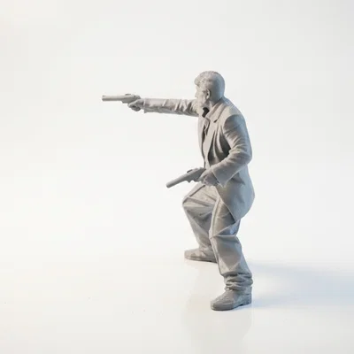 Mô hình 3D Tony Montana - Nhân vật phim điện ảnh Scarface (Có file STL)