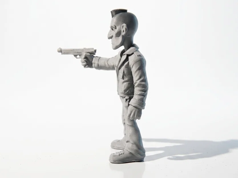 Mô hình 3D Travis Bickle từ phim Taxi Driver - File in 3D sẵn sàng - Image 4