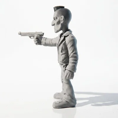Mô hình 3D Travis Bickle từ phim Taxi Driver - File in 3D sẵn sàng