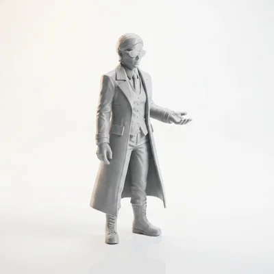 Mô hình 3D nhân vật Trinity trong phim Matrix