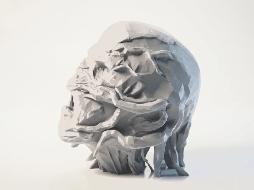 Mô hình 3D Bán thân Vecna từ Stranger Things - STL File - Image 3