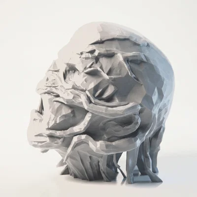 Mô hình 3D Bán thân Vecna từ Stranger Things - STL File