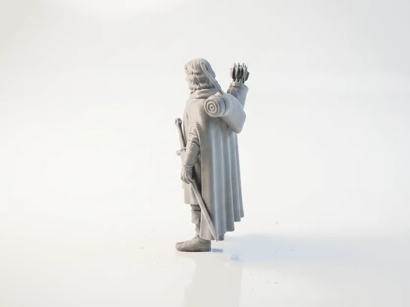 Mô hình 3D Aragorn trong Chúa tể của những chiếc nhẫn (Có thể in 3D) - Image 4