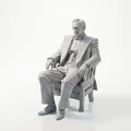 Mô hình 3D Vito Corleone ngồi - Biểu tượng điện ảnh - Thumbnail 1