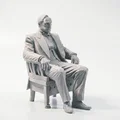Mô hình 3D Vito Corleone ngồi - Biểu tượng điện ảnh - Thumbnail 2