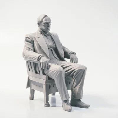 Mô hình 3D Vito Corleone ngồi - Biểu tượng điện ảnh