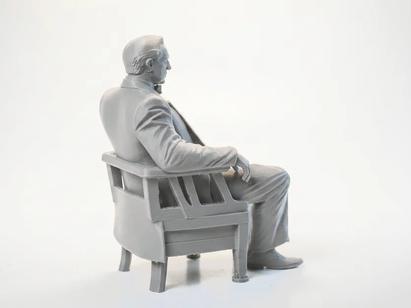 Mô hình 3D Vito Corleone ngồi - Biểu tượng điện ảnh - Image 3