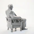 Mô hình 3D Vito Corleone ngồi - Biểu tượng điện ảnh - Thumbnail 3