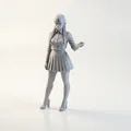 Mô hình Figurine Wednesday - Vật phẩm sưu tầm in 3D từ Phim & TV - Thumbnail 1