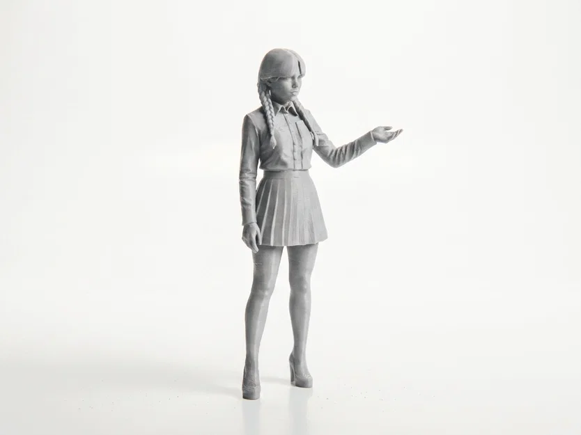 Mô hình Figurine Wednesday - Vật phẩm sưu tầm in 3D từ Phim & TV - Image 2