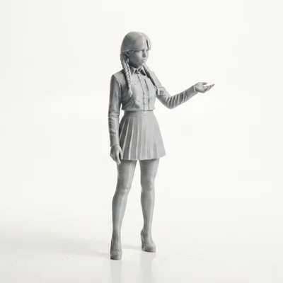Mô hình Figurine Wednesday - Vật phẩm sưu tầm in 3D từ Phim & TV