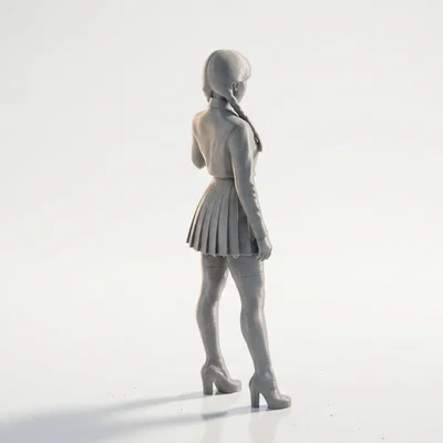Mô hình Figurine Wednesday - Vật phẩm sưu tầm in 3D từ Phim & TV