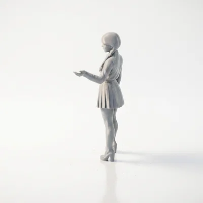 Mô hình Figurine Wednesday - Vật phẩm sưu tầm in 3D từ Phim & TV