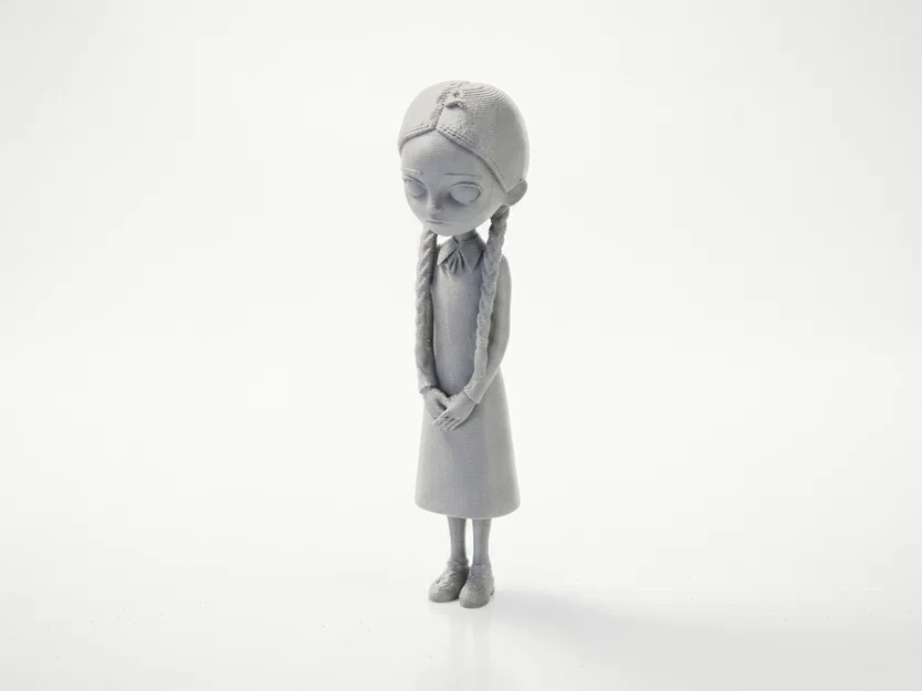 Mô hình Wednesday Addams in 3D - Phim & Truyền hình - Image 1