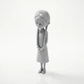 Mô hình Wednesday Addams in 3D - Phim & Truyền hình - Thumbnail 1