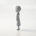 Mô hình Wednesday Addams in 3D - Phim & Truyền hình - Thumbnail 4