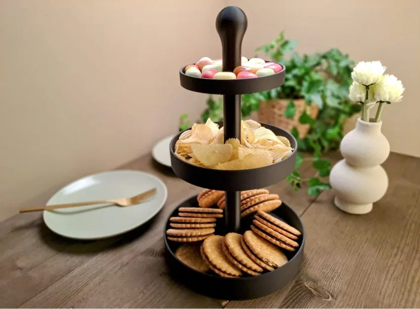 Bộ sưu tập mô hình chim hồng hạc trang trí và kệ 3 tầng tiện lợi - Image 2