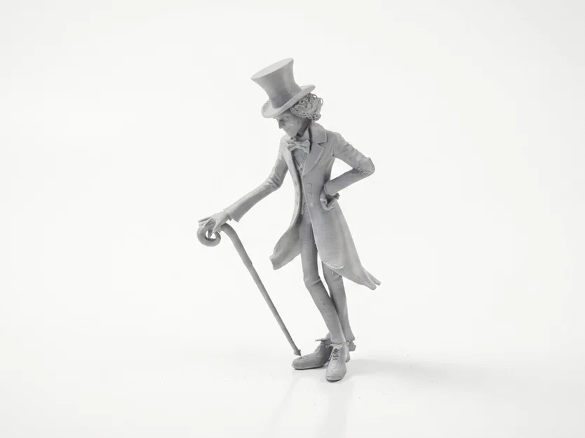 Mô hình 3D Willy Wonka - Tượng nhân vật điện ảnh để bàn - Image 1