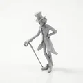 Mô hình 3D Willy Wonka - Tượng nhân vật điện ảnh để bàn - Thumbnail 1