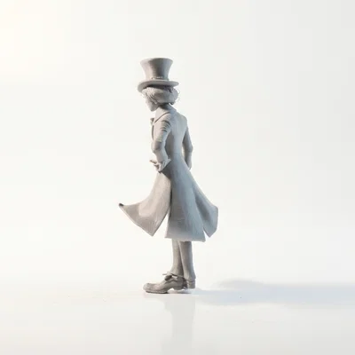 Mô hình 3D Willy Wonka - Tượng nhân vật điện ảnh để bàn