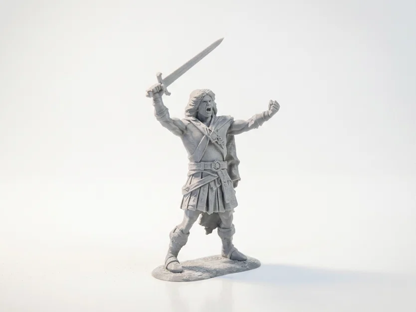 Mô hình 3D nhân vật William Wallace - Phim & Truyền hình - Image 2