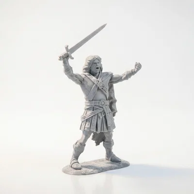Mô hình 3D nhân vật William Wallace - Phim & Truyền hình