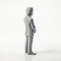 Mô hình doanh nhân mặc suit - Tượng sưu tầm 3D in phim ảnh TV - Thumbnail 3