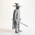 Mô hình 3D Zorro - Tượng sưu tầm phong cách điện ảnh - Thumbnail 3